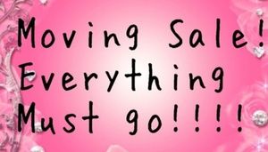 ALL ITEMS WILL BE DONATED!!